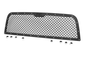 Ram 3500 Mesh Grille - Rough Country - Corrosion Resistant Black Powdercoat - Black - '13-'18